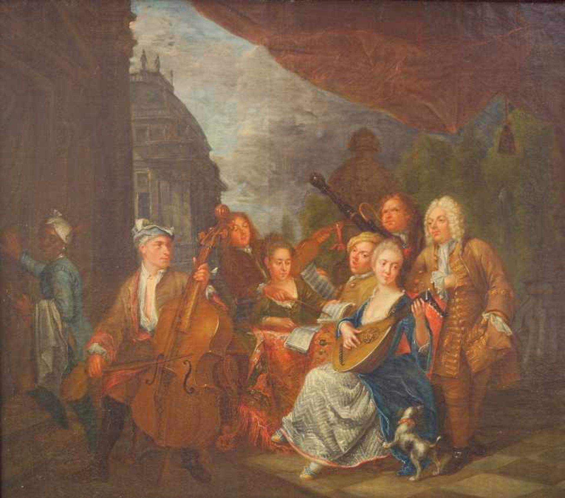Horemanns, Jan Josef (attr.) (1682 Antwerpen 1759 Ebd - Vorsitzende der Skt Lucas Gilde): - Image 2 of 6