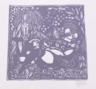 Dufy, Raoul (1877 Le Havre -1953 Forcalquir): Holzschnitt "L'amour"Holz/Linolschnitt auf Pre Fils