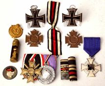 Sammlung Orden und Auszeichnungen 2. WK2x Eisernes Kreutz 2. Klasse 1914 und 2x