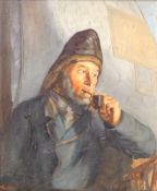 Katsch, Hermann (1853 Eisenach -1924 Hamburg Stud Akademie München): Portrait eines Fischer mit