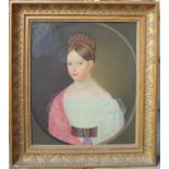 N. Soters: Portrait der Gräfin Harriet von Oeynhausen, geb. Hinüber a. d. H. Morsumim Alter von 15