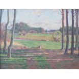 Koken, Friedrich Hans (1883 Hannover;  1946 in Hildesheim): Landschaft bei HannoverBreiter