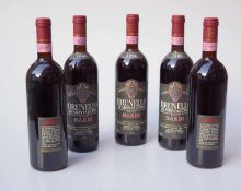5 Flaschen Brunello Di Montalcino Jahrgang 1986Brunello di Montalcino Nardi Tenuta Casale del