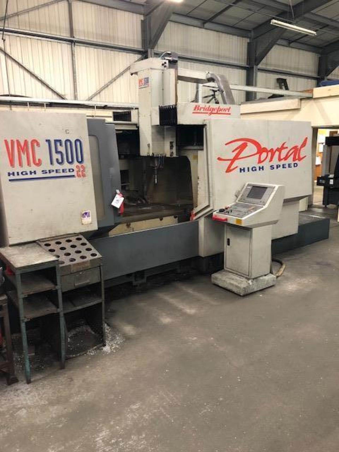 BRIDGEPORT VMC 1500 High Speed 22 CNC vertical machining centre s/n: 950047, Date: November 1997