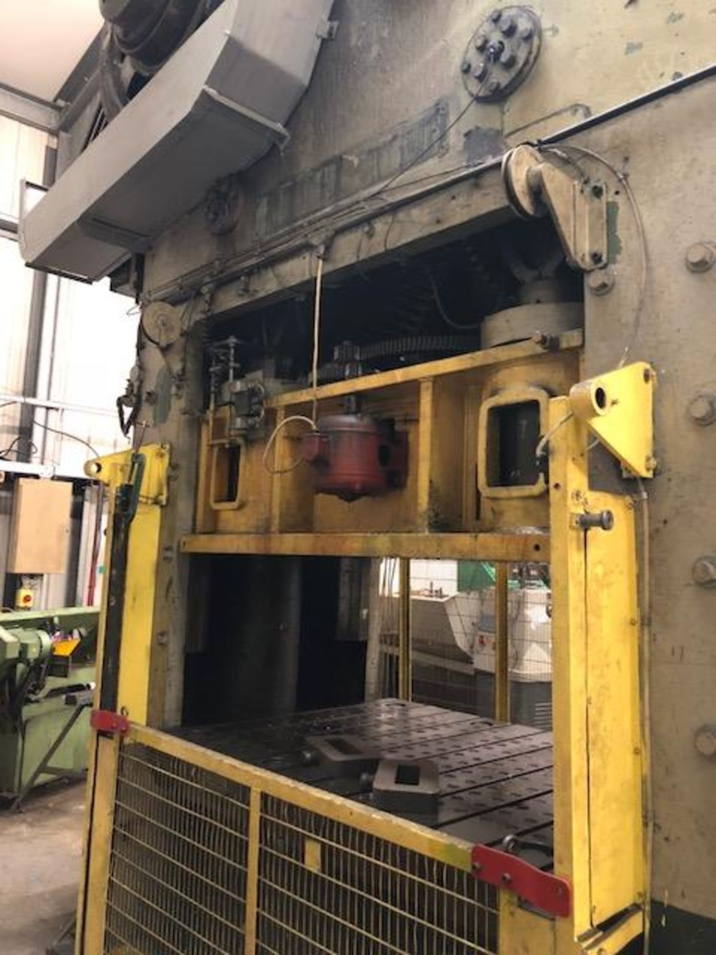 WILKINS & MITCHELL Type D65412 200ton hydraulic down stroking power press, works no: 47/104, 20 - Image 4 of 4