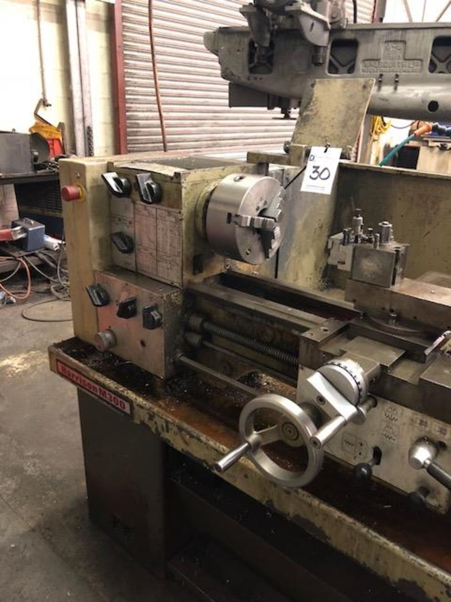 HARRISON M300 SS & SC straight bed toolroom lathe s/n: M300058 15163 with assorted tooling in - Image 2 of 3