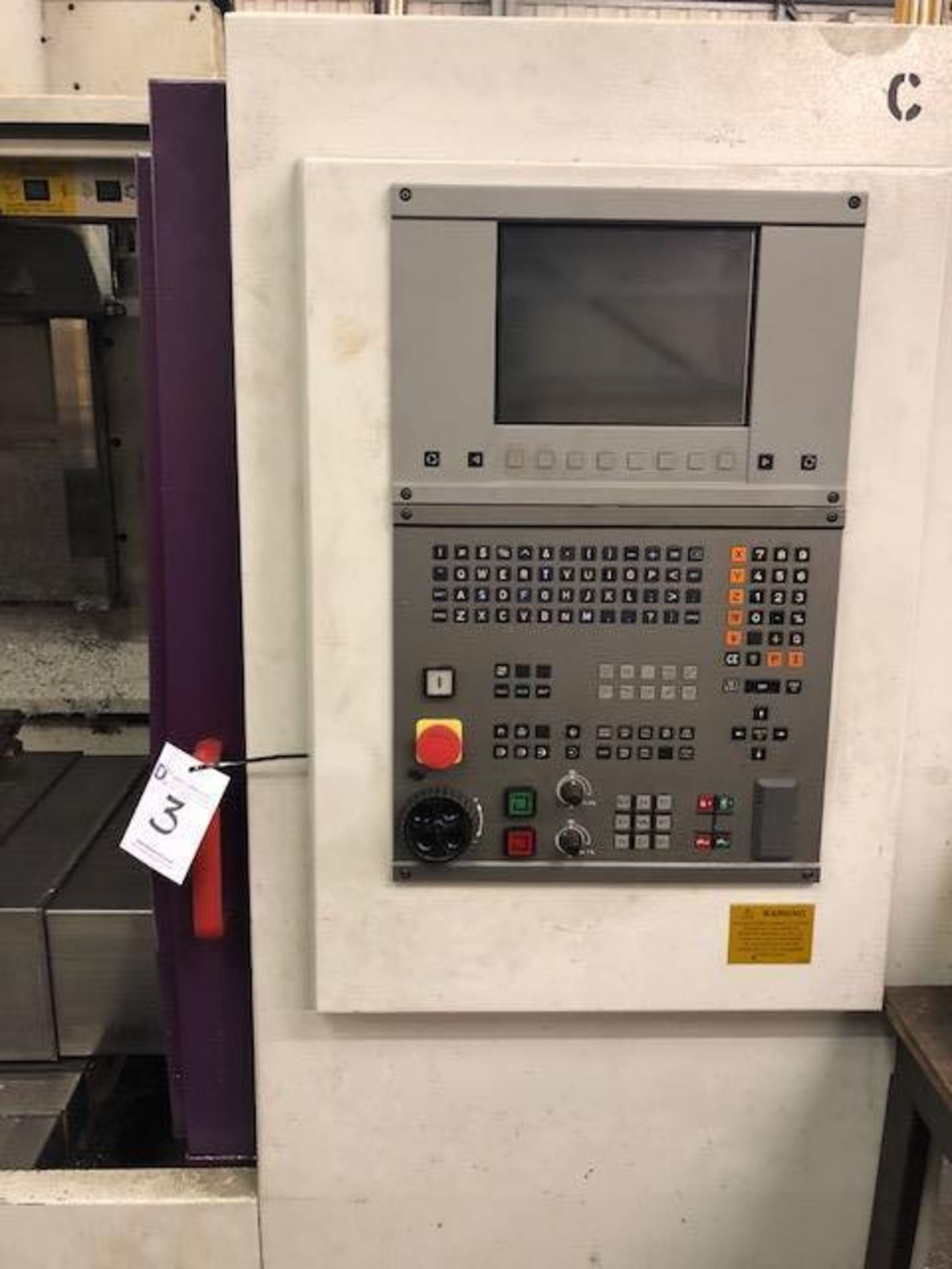 BRIDGEPORT VMC 1000 22 Digital CNC vertical machining centre s/n: 950100, Date: November 1998 - Image 2 of 4