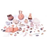 A mixed collection of excavated archaeological effects  believed to mostly originate from Cyprus and