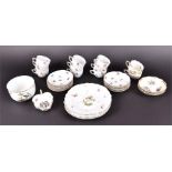 An assortment of Herend teaware, to include a set of 12 hand painted Herend cups and saucers 9