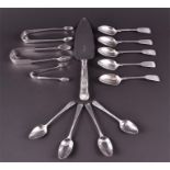 A miscellaneous collection of Fiddle pattern cutlery London & Exeter 1825 - 1849, various makers,