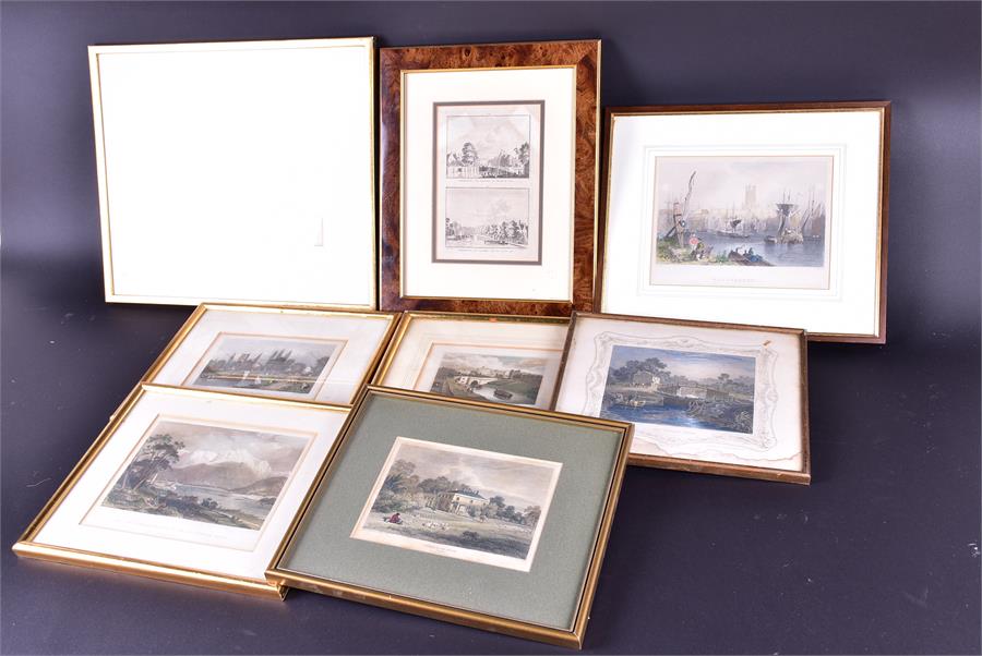 An assortment of 18 19th century engravings of London and other areas of varying sizes, all framed - Image 2 of 4