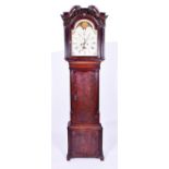 A George III mahogany oak cased striking 8 day longcase clock by William Jackson of Frodsham (
