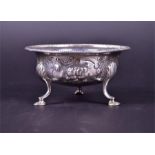 A George III Irish silver sugar bowl indistinct hallmarks, possibly by William Bond of Dublin, of