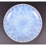 A 20th century Etling opalescent pressed glass bowl, marked Etling France 145 of floral design, 30