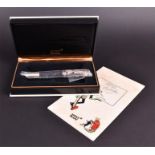 A Montblanc Writers Edition Carlo Collodi Limited Edition ballpoint pen the gold plated cap