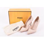 A pair of Fendi Decolte Nude ladies shoes size 39, in original box. CONDITION REPORT New & unworn.
