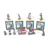 Ten First Legion Napoleonic 54 mm painted soldiers to include four boxed examples: NAP0151