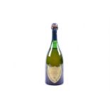 A bottle of Dom Perignon 1959 Champagne Moet et Chandon a Epernay Fondee en 1743.