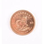 A 1982 South African Krugerrand.