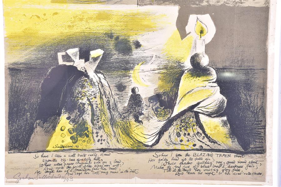 Graham Sutherland OM (1903 - 1980) British a set of two illustrations from 'Hieroglyphics of the - Image 2 of 5