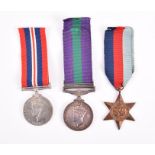 A George VI General Service Medal group to 14620898 Gunner T Kidd, Royal Artillery, comprising the