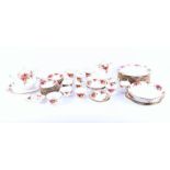 An extensive collection of Royal Albert Old Country Roses dinner and tea wares comprising tea and