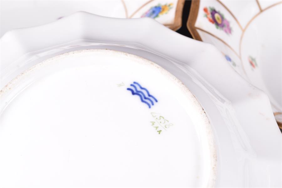 A Royal Copenhagen part coffee service in the Henriette pattern number 444, to include a coffee pot, - Image 10 of 13