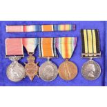 A WW1 Meritorious Service medal group to M1240 Private John Peter Powell ASC, comprising a
