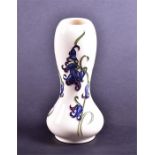 A Moorcroft vase in the Bluebell Harmony pattern designed by Kerry Goodwin, with tube-lined