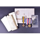 A WWI medal group to K1124 William Wrath SPO Royal Navy comprising Campaign Medal, Victory Medal and