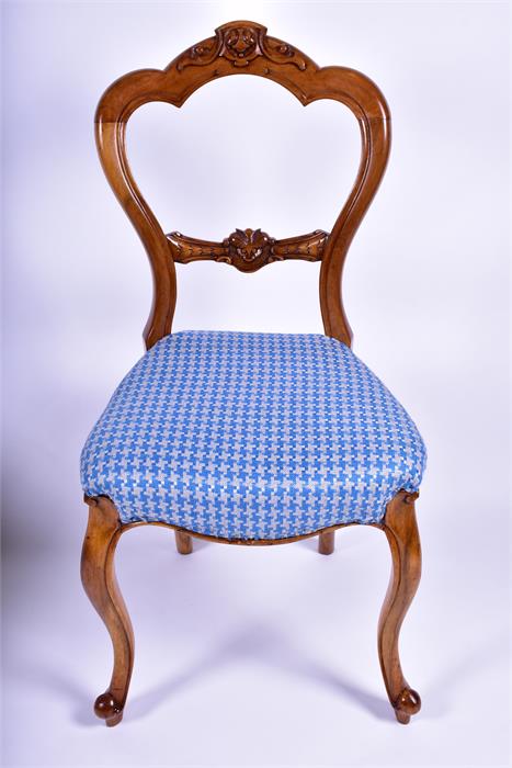 A French walnut upholstered double footstool with overstuffed top and supported on carved cabriole - Image 2 of 6