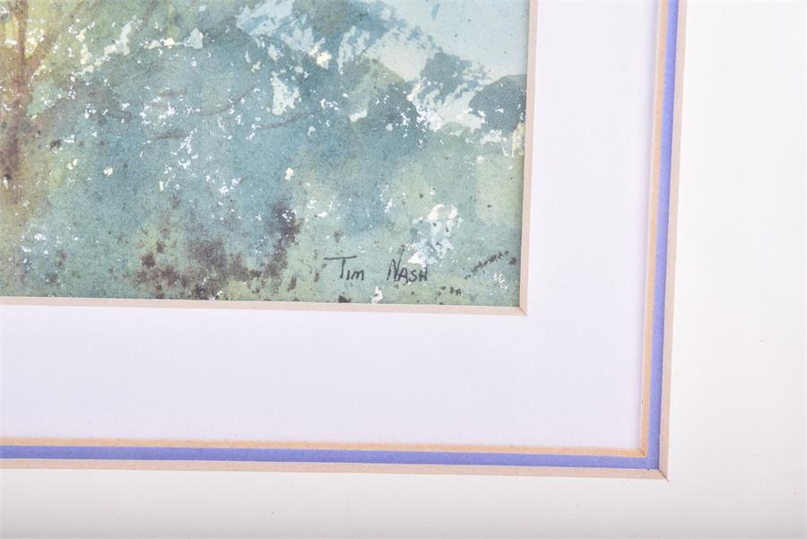 Tim Nash (20th century) British Florence landscape, watercolour, signed to lower right corner, 15. - Image 3 of 3