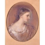 Attributed to Angelica Kauffman (1741-1807) British pupil of Sir Joshua Rynolds, oil on canvas,