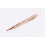A 9ct yellow gold pencil by S Morden, 24 grams.