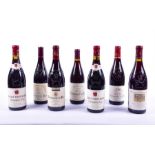Seven bottles of Chateauneuf du Pape of various vintage comprising 1993, 1995 (x2), 1997, 2006, 2009