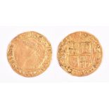 JAMES I, 1603-25. LAUREL Third coinage, 1619-25, mm. thistle. Obv: Laureate bust left. Rev: