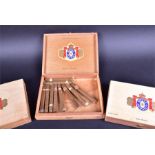 A cased set of 24 Royal Jamaica Double Corona cigars together with two further part sets of Royal