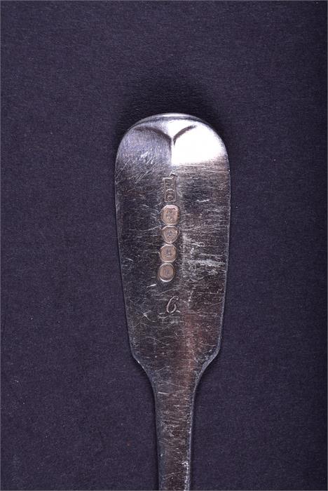 A pair of George III silver basting spoons by George Smith & William Fearn, London 1792, 28.5 cm, - Image 8 of 9