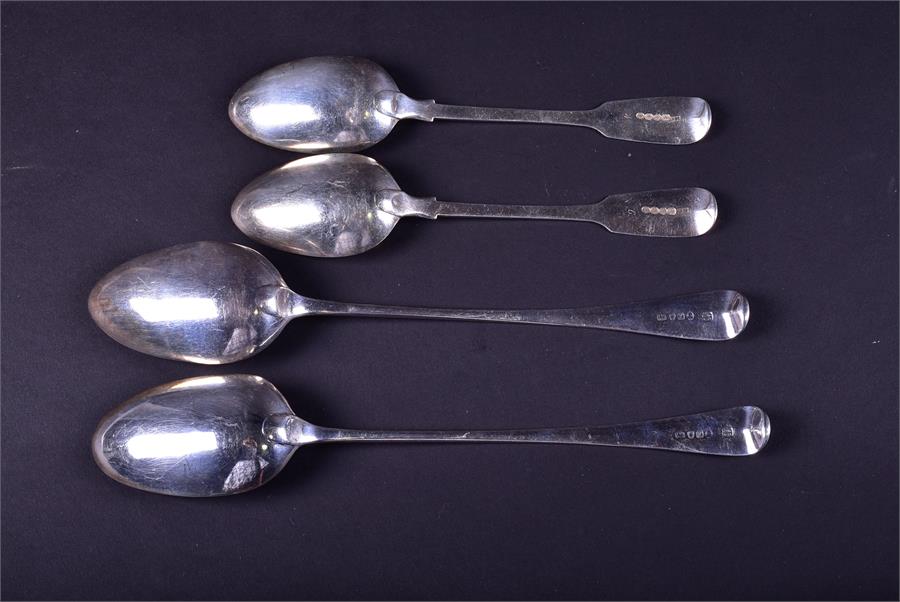 A pair of George III silver basting spoons by George Smith & William Fearn, London 1792, 28.5 cm, - Image 9 of 9