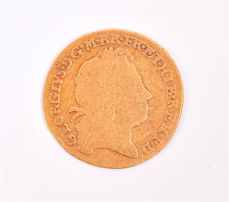 GEORGE I, 1714-27. HALF GUINEA, 1723 Obv: First laureate bust right. Rev: Crowned cruciform - Image 2 of 6