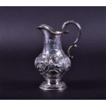 A Victorian silver cream jug by James Charles Edington, London 1840, bearing a retailer's stamp