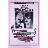 The Rolling Stones, That Was Rock, The Tami Show 1982 poster advertising the 1964 movie featuring