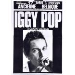 Human League and Iggy pop live in Belgium on 17th May 1980 printed for sound and vision concert