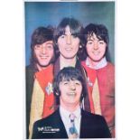 The Beatles, four original posters, a 1968 Fan club poster, a John Lennon poster for Imagine, and