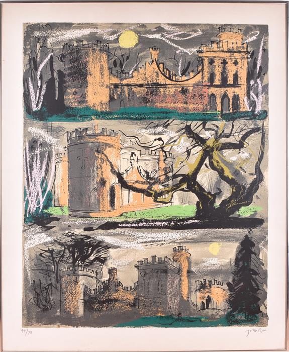 John Egerton Christmas Piper CH (1903-1992) British 'Clytha Castle', Wales, limited edition