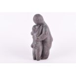 Vanessa Pooley (b. 1958) British 'Small Hug', edition 2 of 19, an original bronze, 16 cm high,