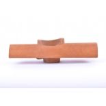 Brian Wilshire (contemporary) British a small abstract wooden sculpture of vertical form with