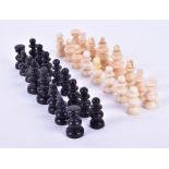 An ivory and ebony chess set, 17th or early 18th century the knights answer the description in