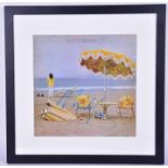 Neil Young signed LP cover: 'On The Beach' in blue marker, from large collection, in mount and