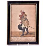 Robert Dighton (Publisher 1795 - 1880) a coloured engraving of George III, commemorating 'A Royal